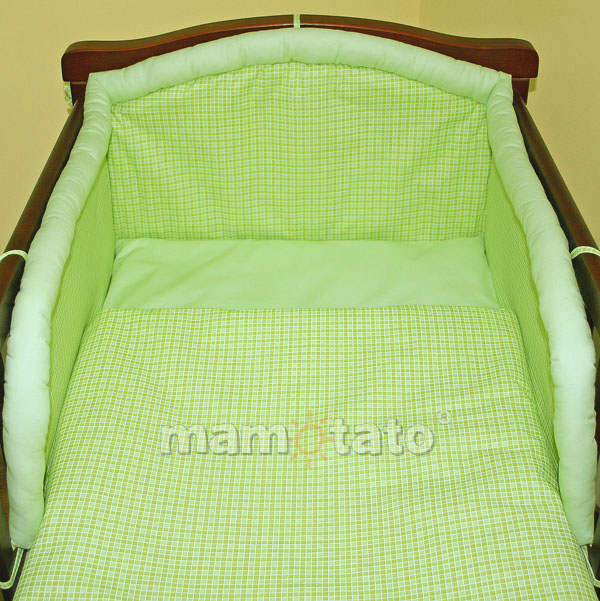 MAMO-TATO Poszewka na poduszkę 40x40cm Krateczka zielona