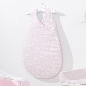 MAMO-TATO Śpiworek 2,5 TOG niemowlęcy do spania Bubble PREMIUM Las pastelowy róż