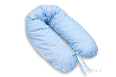 MAMO-TATO Poduszka dla ciężarnych kobiet Krateczka błękitna