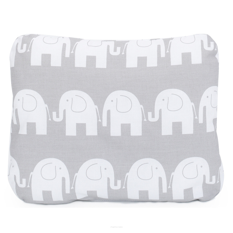 MAMO-TATO Poduszka podusia przytulanka z wypełnieniem – 30x38 - Słoń szary