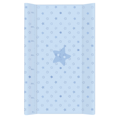 MAMO-TATO Przewijak na łóżeczko usztywniony 50x70 Gwiazdki Niebieskie