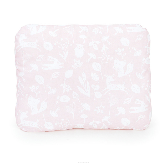 MAMO-TATO Poduszka podusia przytulanka z wypełnieniem Premium – 30x38 - Las pastelowy róż